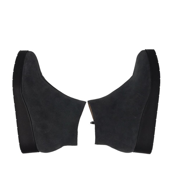 Lucky Brand Karmeya Suede Leather Grey Platform Waterproof Ankle Bootie … - Picture 4 of 10